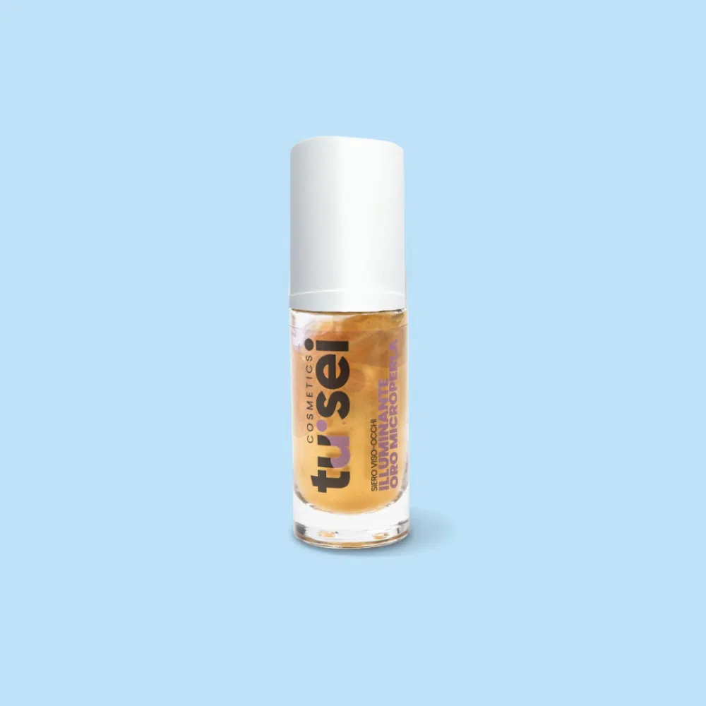 Siero illuminante viso occhi oro microperla
